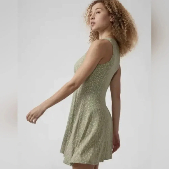 Athleta Santorini Thera Dress •Size Medium Petite• Casual Modal Spandex - Picture 6 of 12